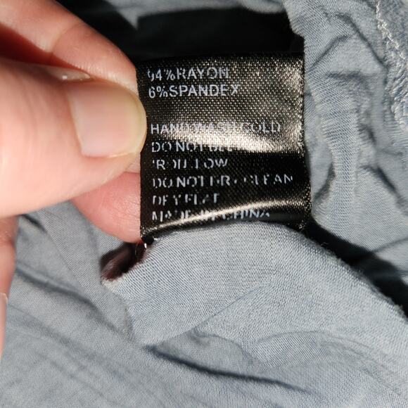 POL Racerback Knit Tank Top Womens Small S Blue Sweet And Simple Babydoll Boho - Picture 8 of 9